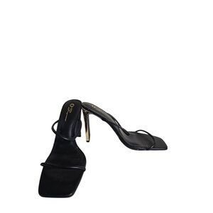 Olivia Jaymes Black Strappy Heeled Sandals Size 10
